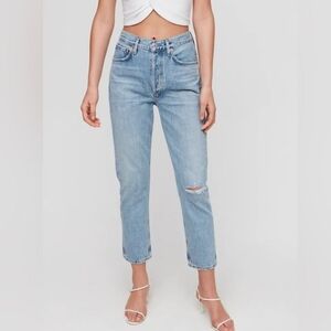 Citizens Of Humanity Charlotte Crop High Rise Straight Size 24